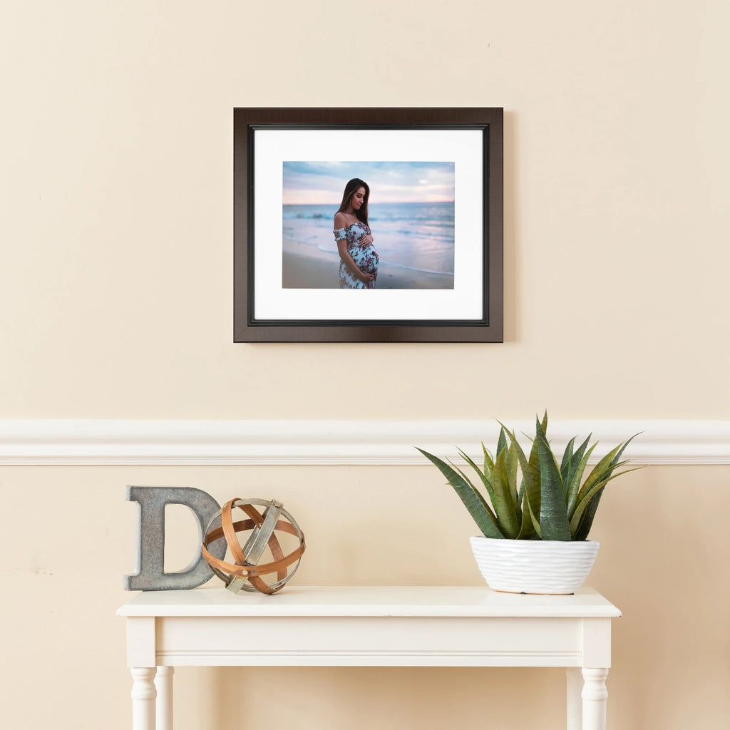 20x24 Inch Windsor Walnut Picture Frame with Plexi Glass G37316