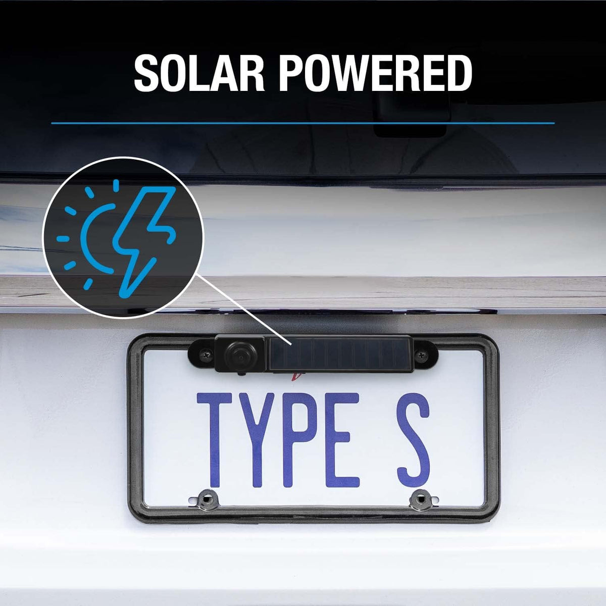 Solar Powered 1080p HD Backup Camera P68506
