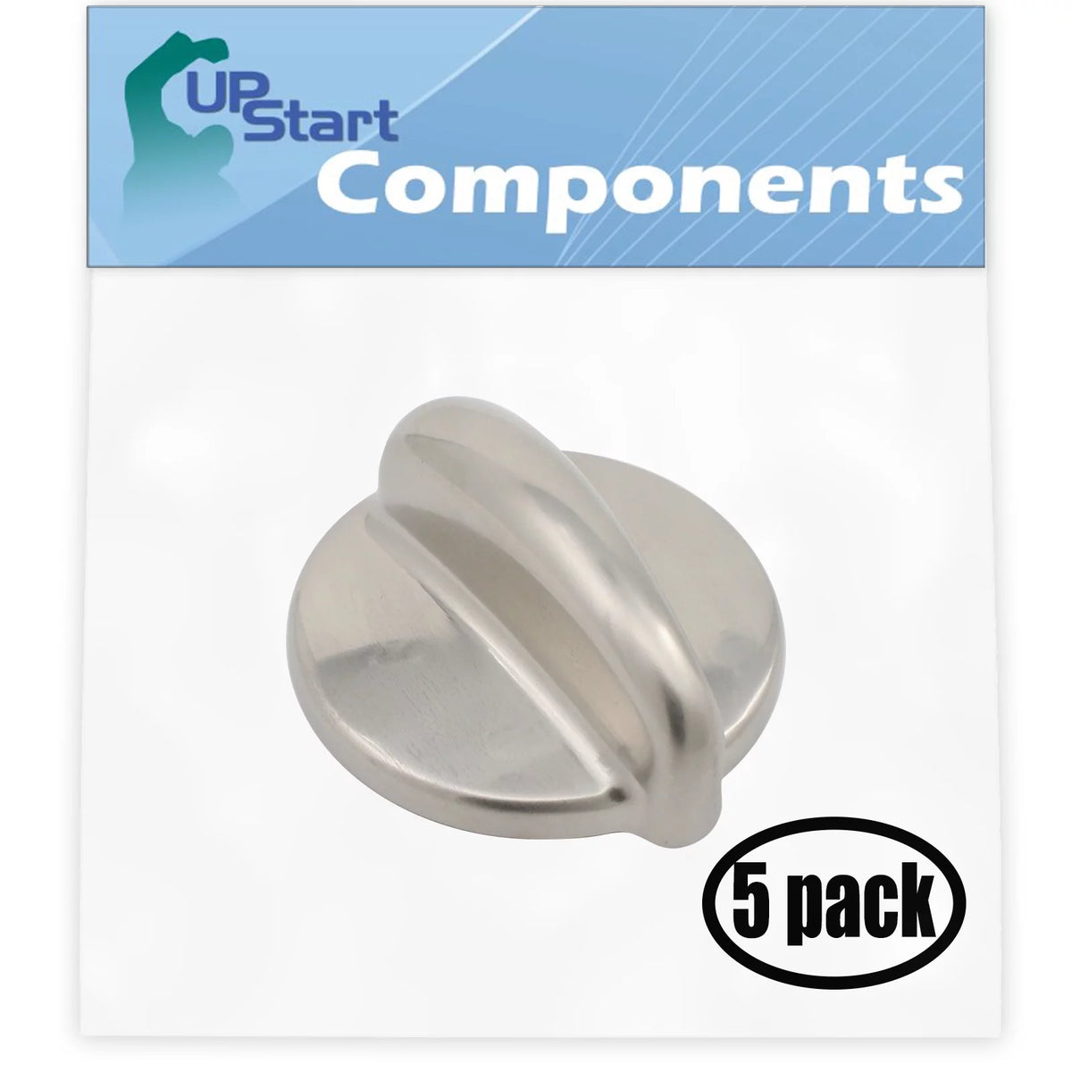 5 Pack Replacement Surface Burner Control Knob N25824