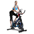 Indoor Cycling Bike Exercise Trainer Black T351088