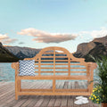 Teak Wood Double Outdoor Bench J8710