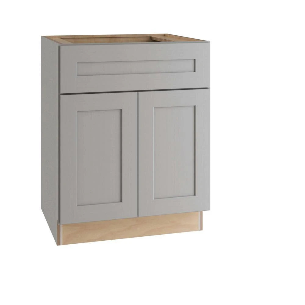 Plywood Shaker Sink Base Kitchen Cabinet Soft Close Doors U64114