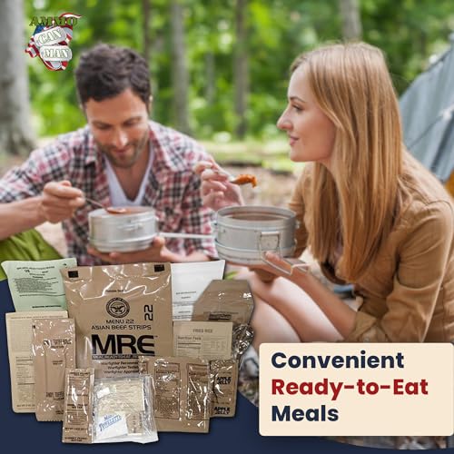 12 Pack MRE with Flameless Heaters and Freeze Dried Meals L60633