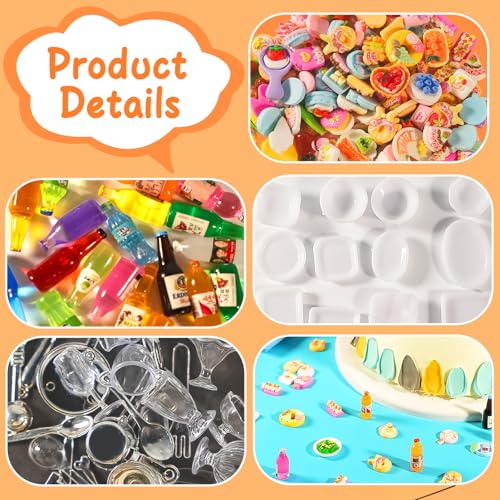 246 Pcs Mini Shopping Cart Refrigerator with Mini Food Set Metal Basket E577556
