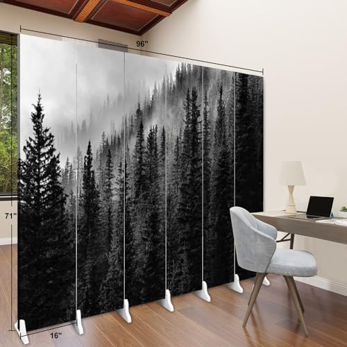 4 Panels Folding Screen Room Divider B63526
