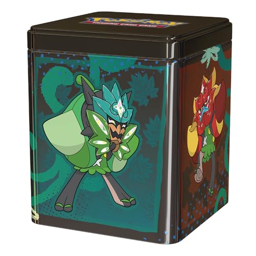 Pokemon TCG Stacking Tin - 3 Packs, Stickers N896