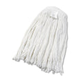 White Rayon Cut-End Wet Mop Head, 12/Carton J624