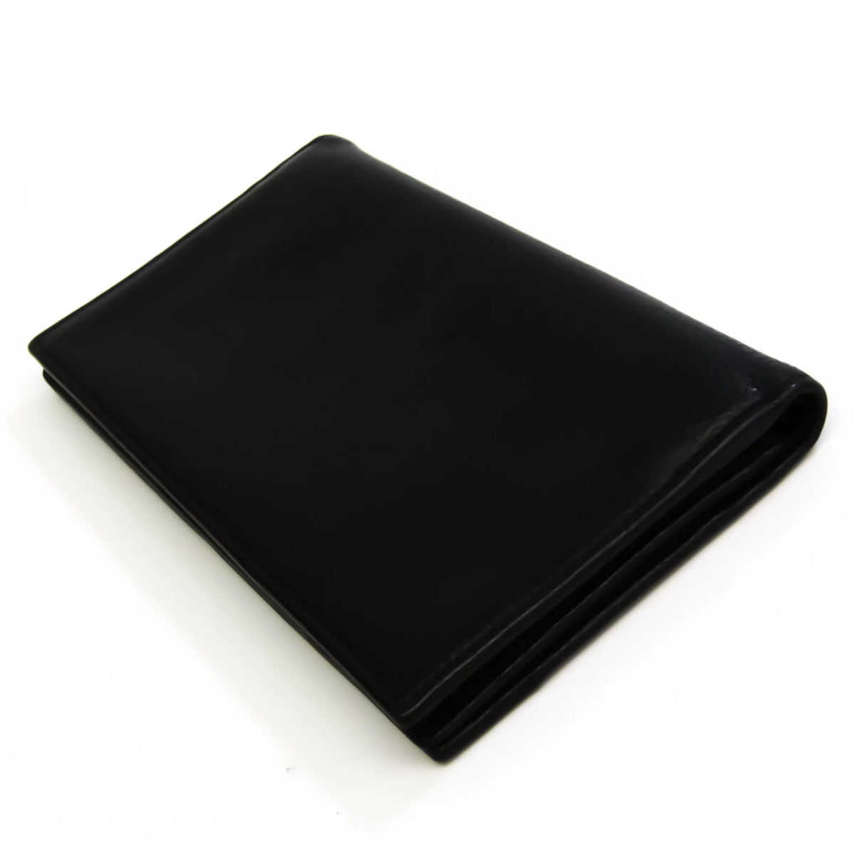 Pre-Owned Black Leather Long Wallet T878877