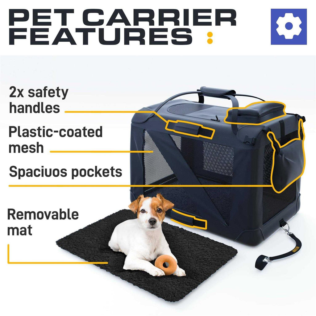Collapsible Portable Dog Crate Kennel F13499