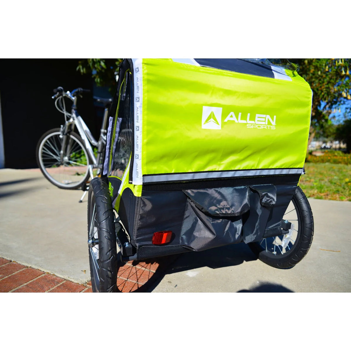 Red Bicycle Trailer for 2-Children I531842