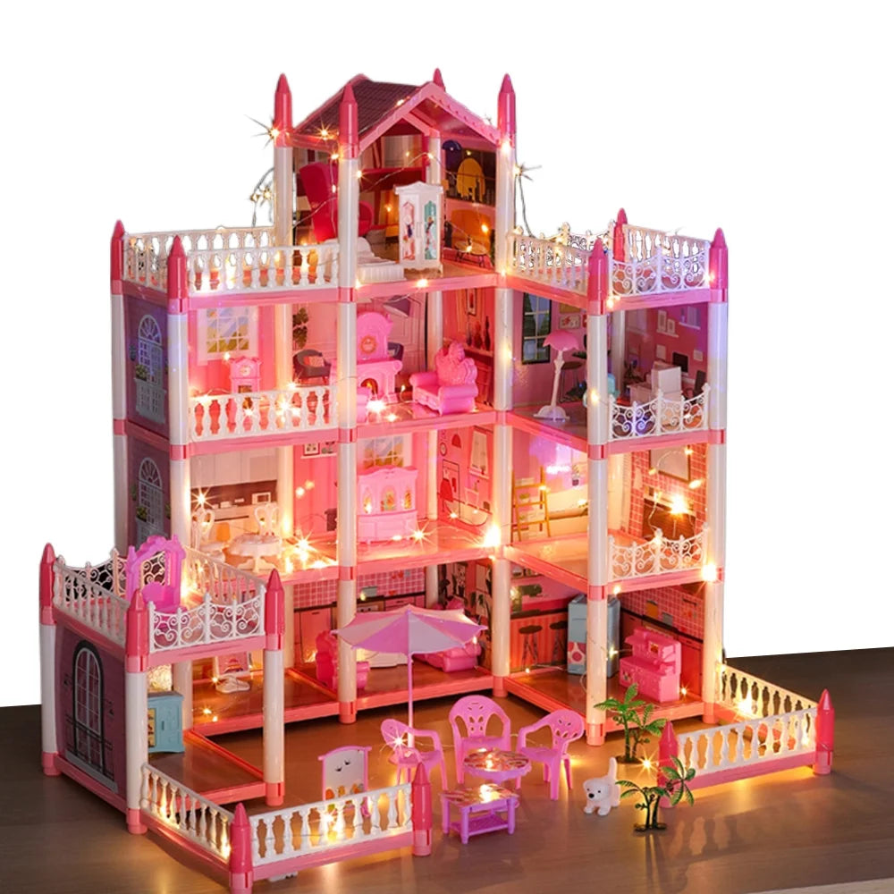 Pink Princess Castle Toy House T9567