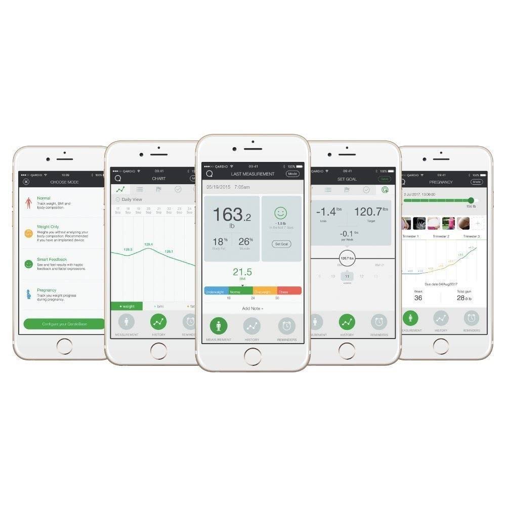 Black Wireless Smart Scale & Body Analyzer U196064