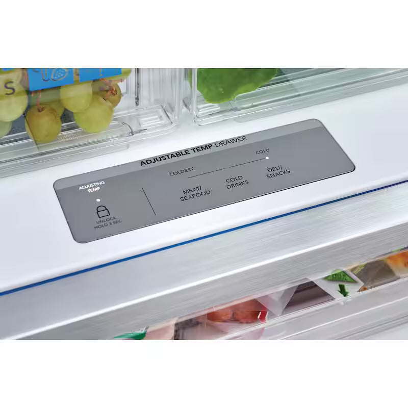 23.3 cu. ft. Counter-Depth French Door Stainless Steel Refrigerator E677