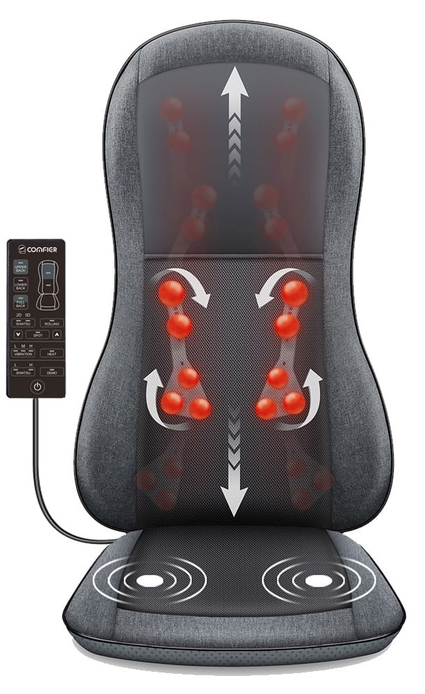 Shiatsu Back Massager with Heat 10 Massage Nodes Y97764