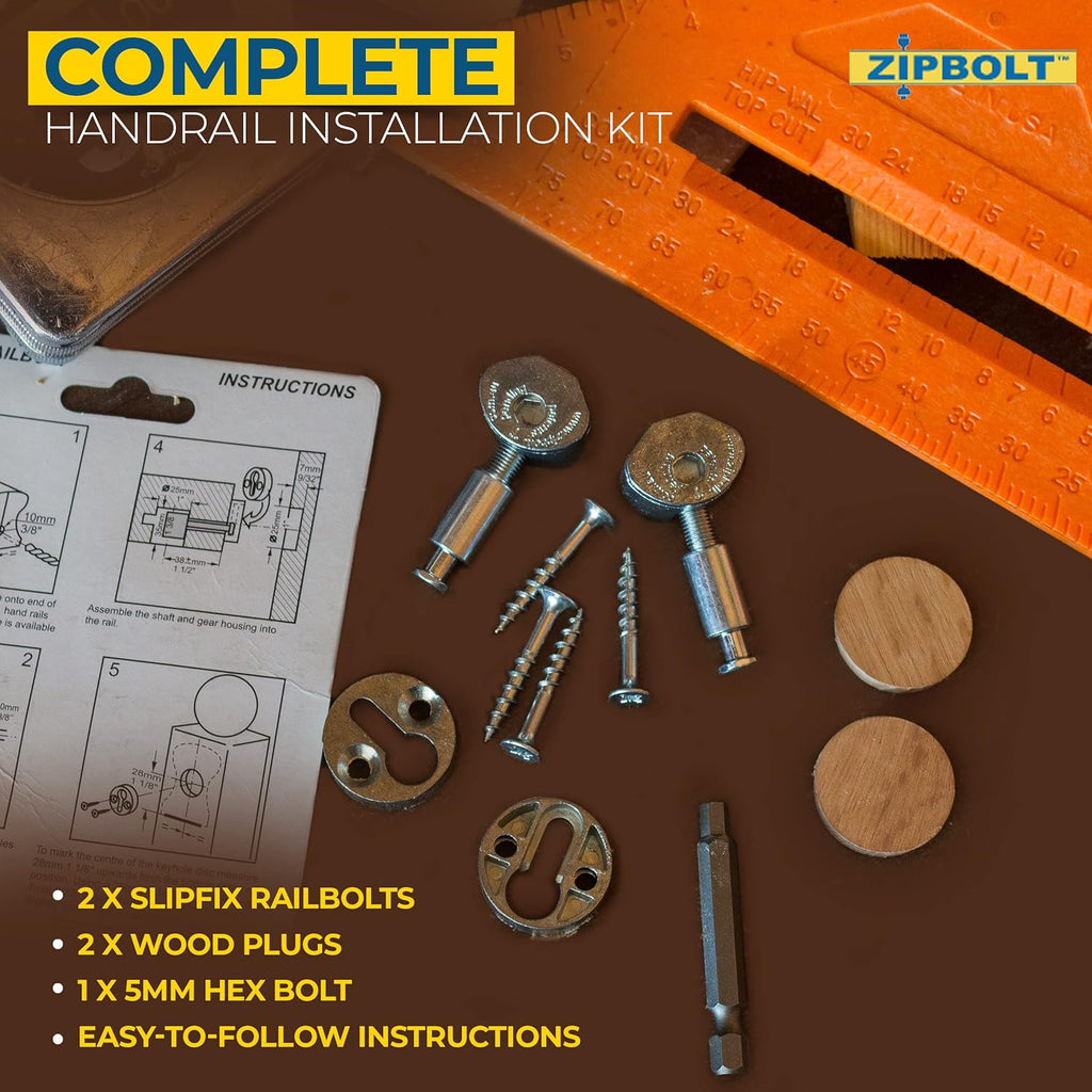 5 Pack Slipfix Railbolt I68439