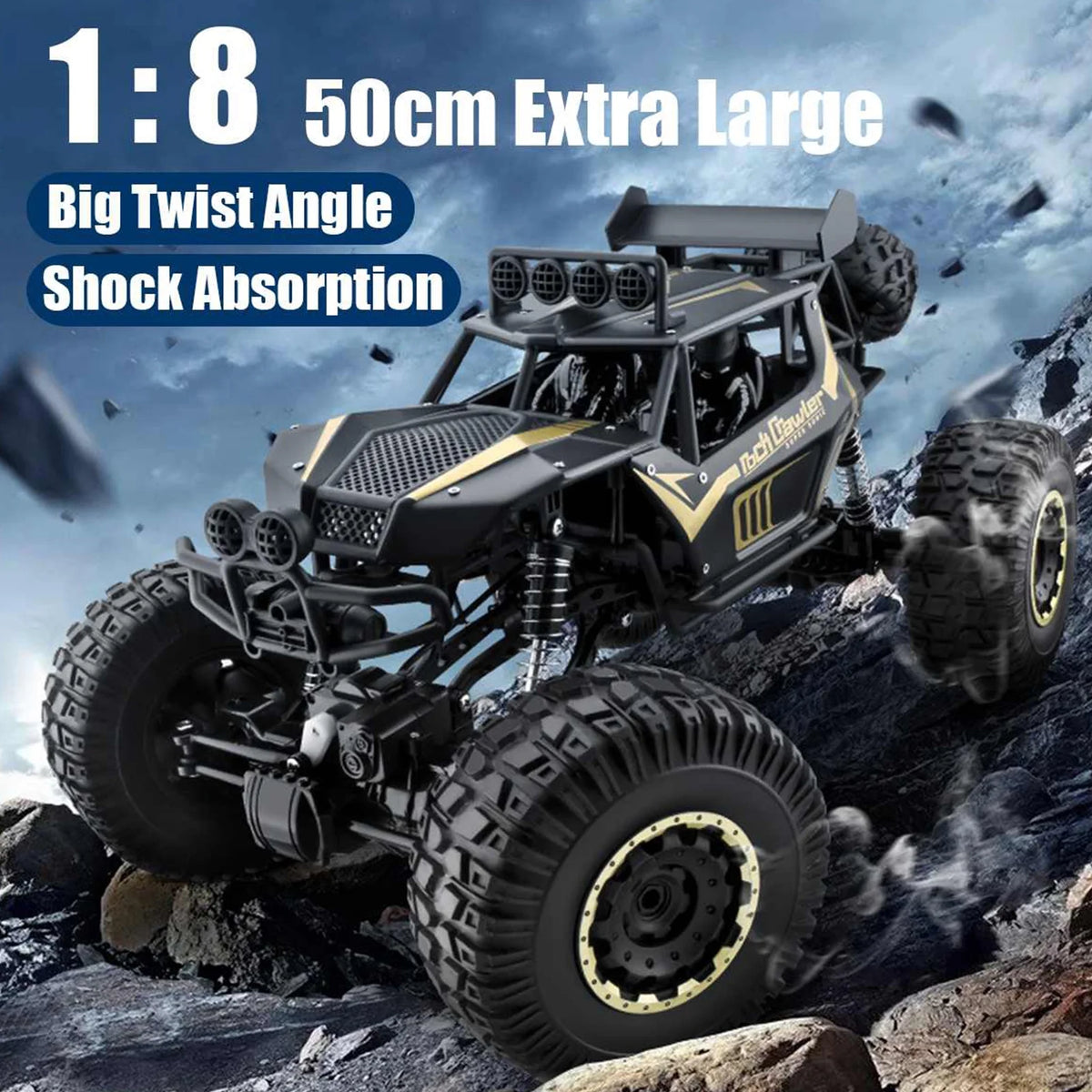 20'' 4WD RC Rock Crawler Remote Control Car L398