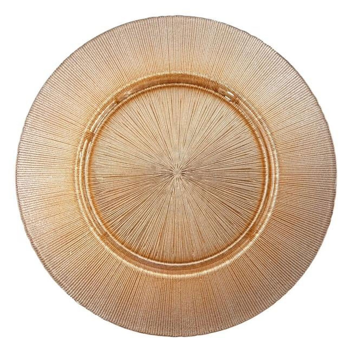 Blush Glitter Charger Plates - Set of 12 Q252