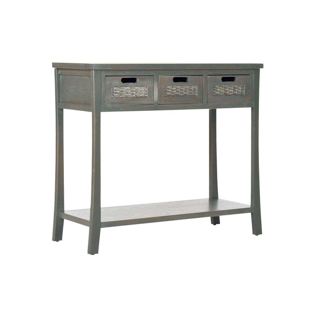French Grey 3 Drawer Console L98497