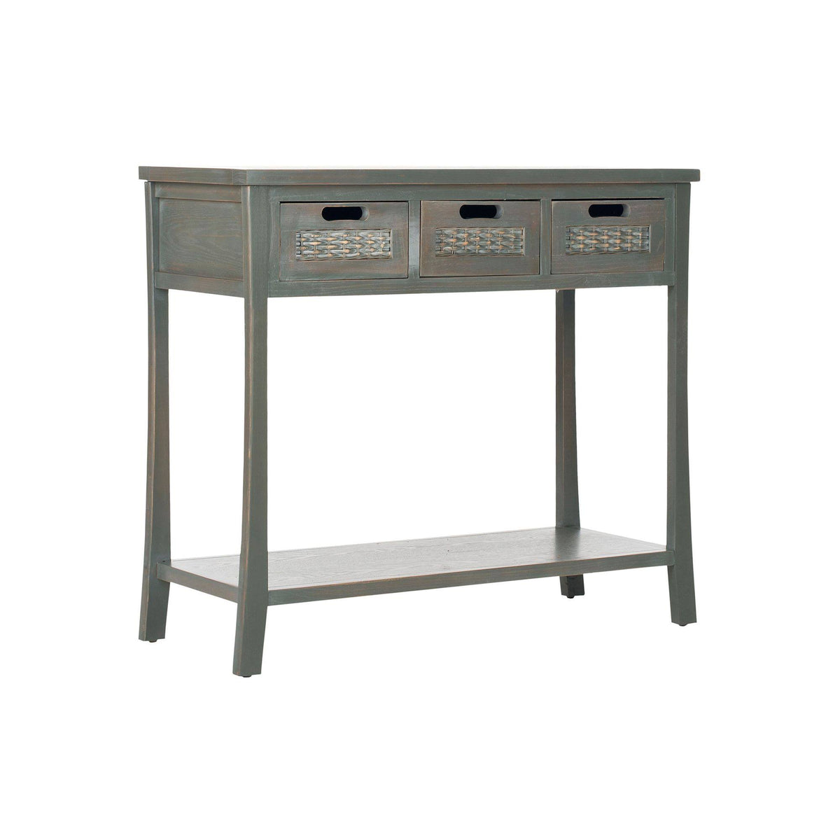 French Grey 3 Drawer Console L98497