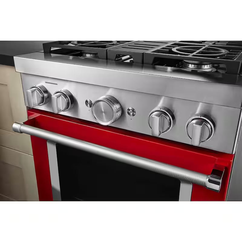 Passion Red Smart Gas Range with True Convection H26793