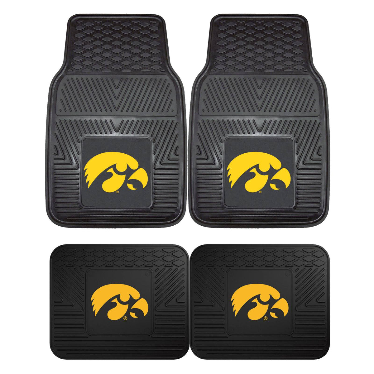 4pc Heavy Duty Floor Mat Sets for Cars, Trucks, SUVs S876