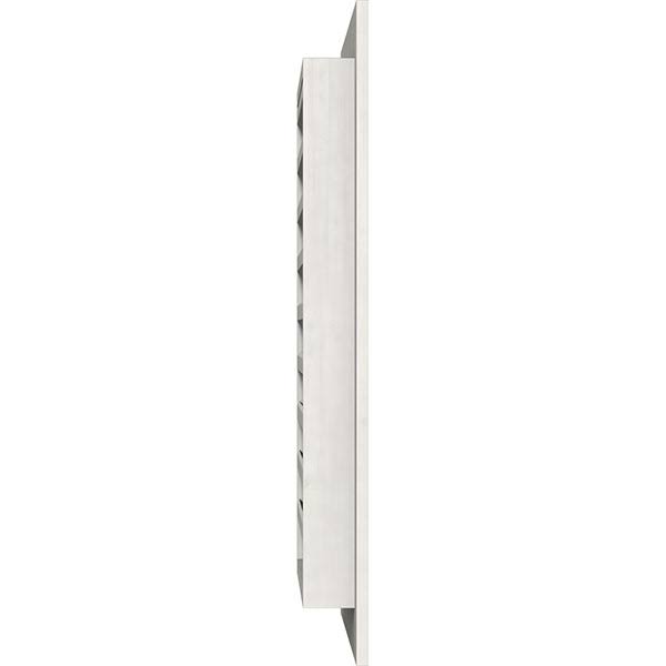 18 inchw x 18 inchh Primed Smooth Western Red Cedar Gable Vent D283834
