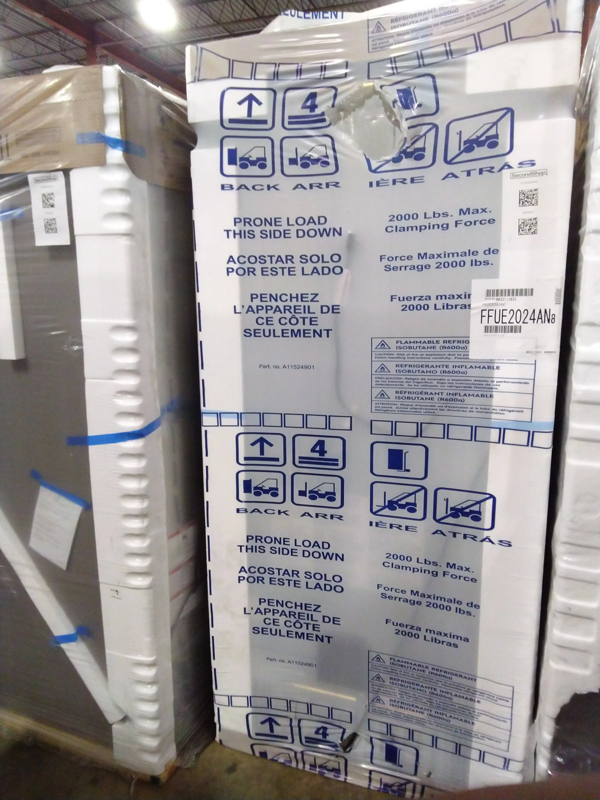 20 CU FT. Upright Freezer with Auto-Close Doors A542235