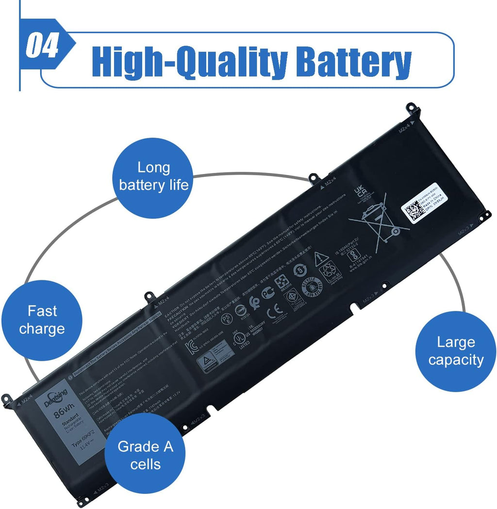 Laptop Battery for Dell Precision Inspiron Alienware XPS G15 Series Q619611