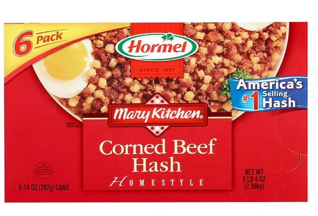 6 pk 14 oz Corned Beef Hash W3764