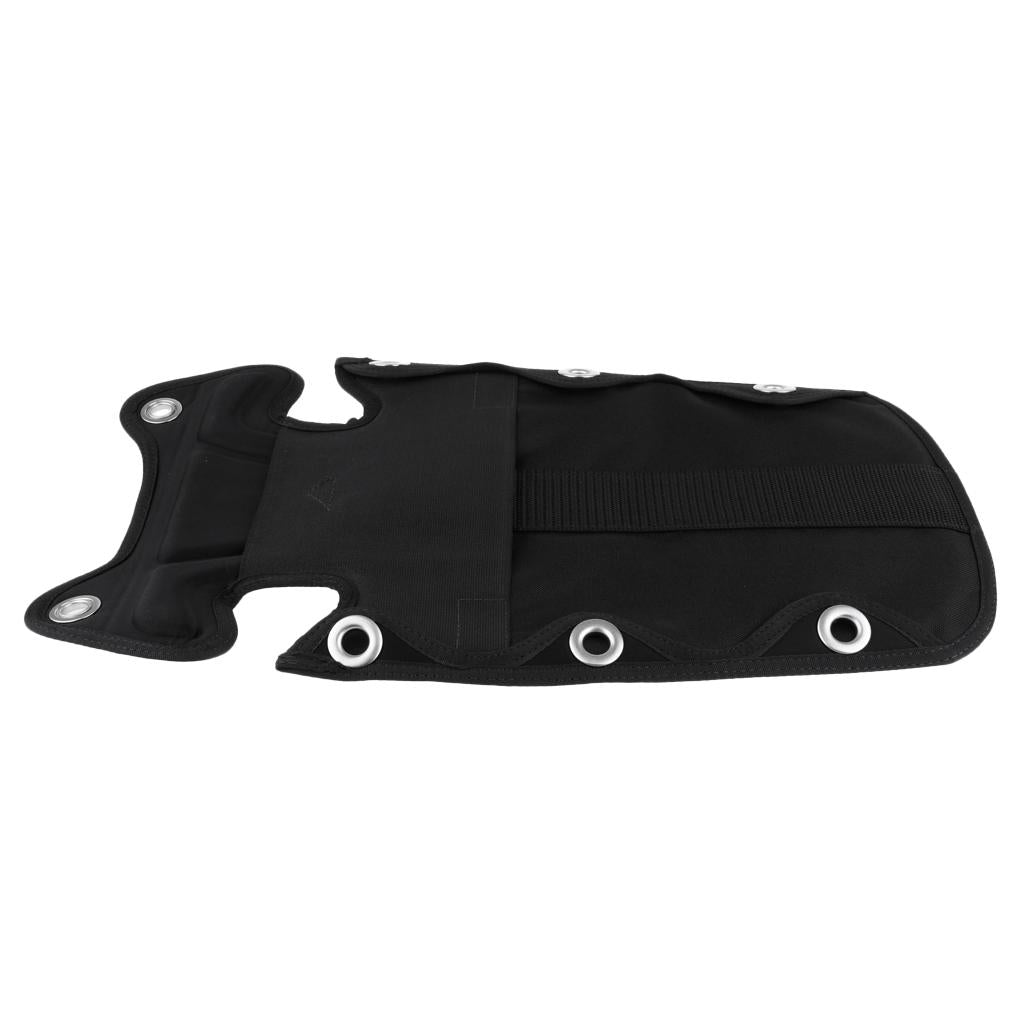 Soft Scuba Diving Back Support Backplate Pad With Storage Pocket R4537