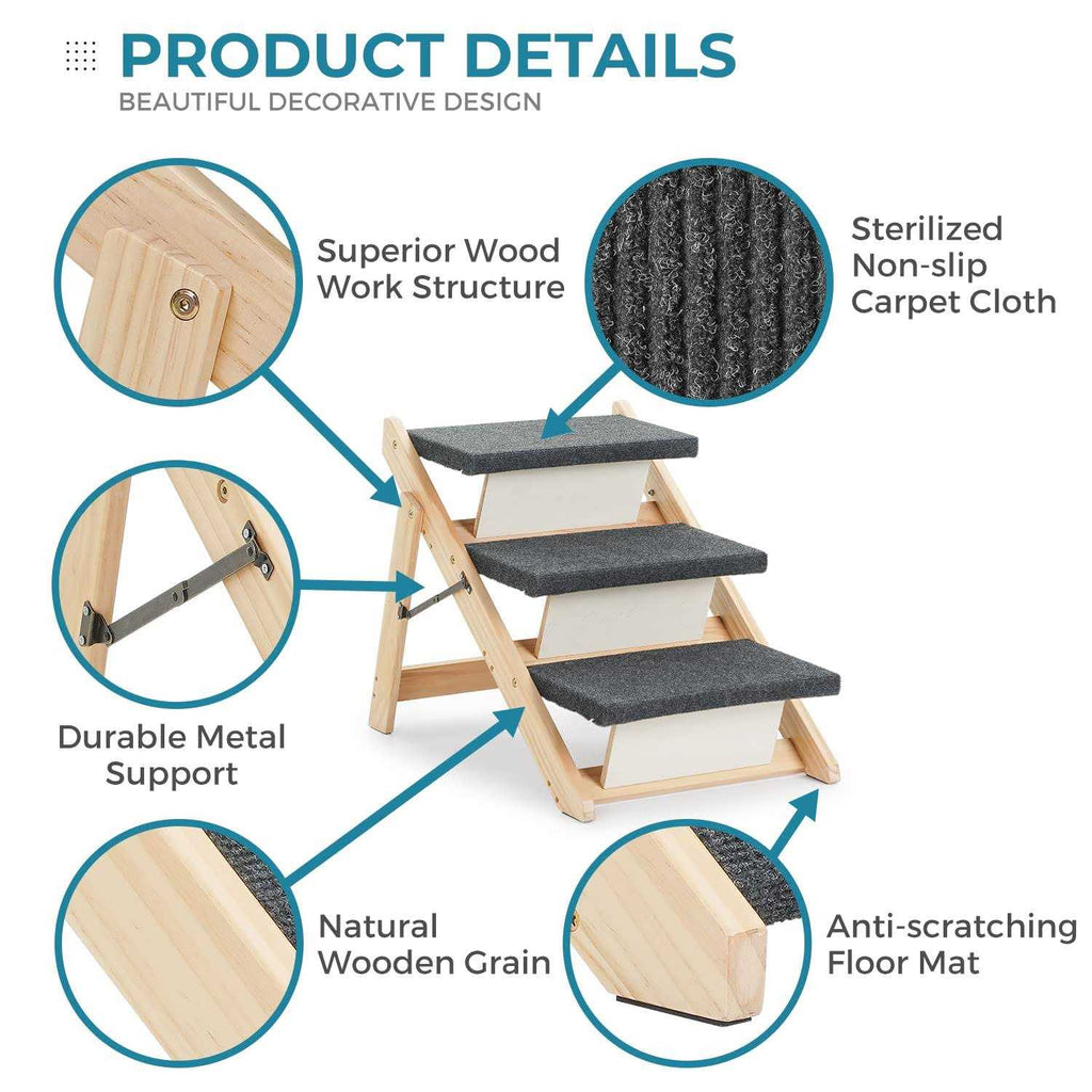 Wooden Pet Stairs H70988
