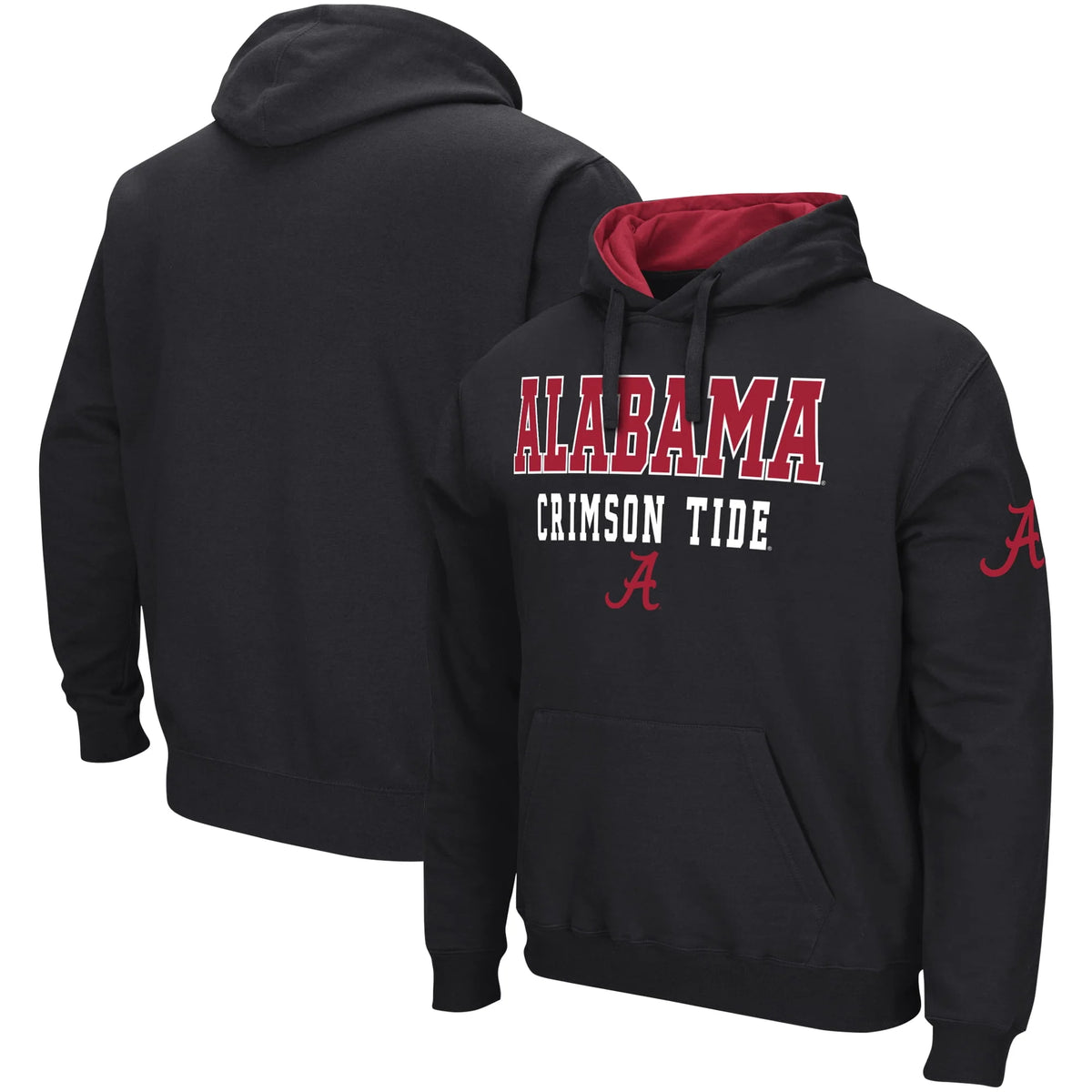 Black Alabama Crimson Tide Pullover Hoodie J1868