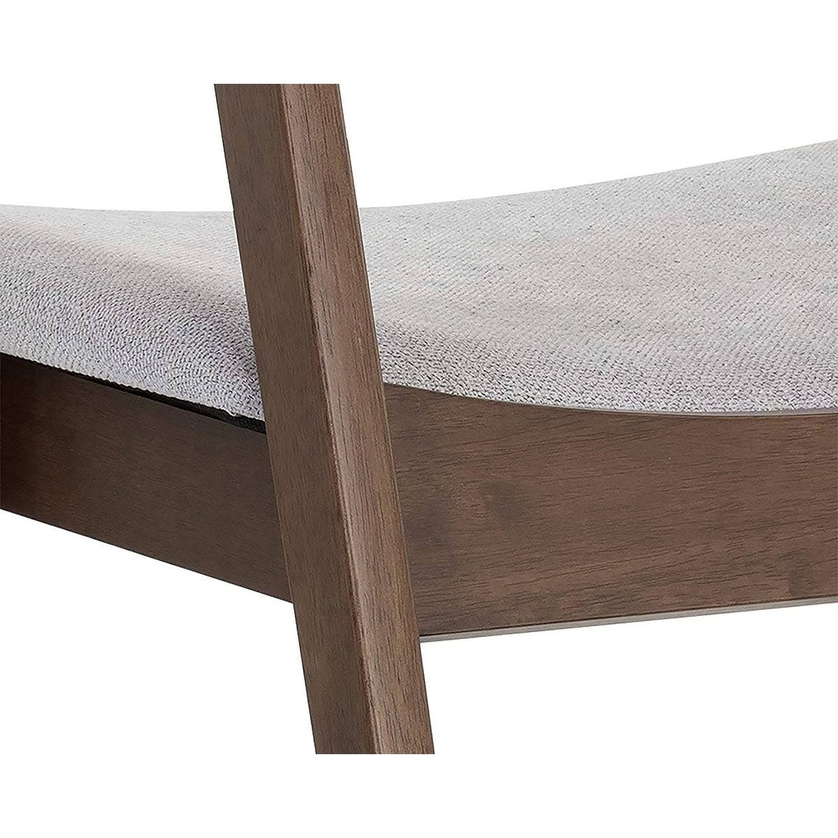 Wood Counter Table Set with 2 Counter Stools in Light Gray U1332