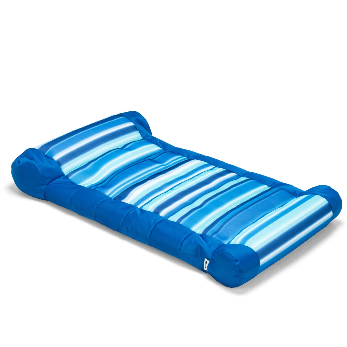 Blurred Blue Mesh Pool Lounger with Headrest A809820