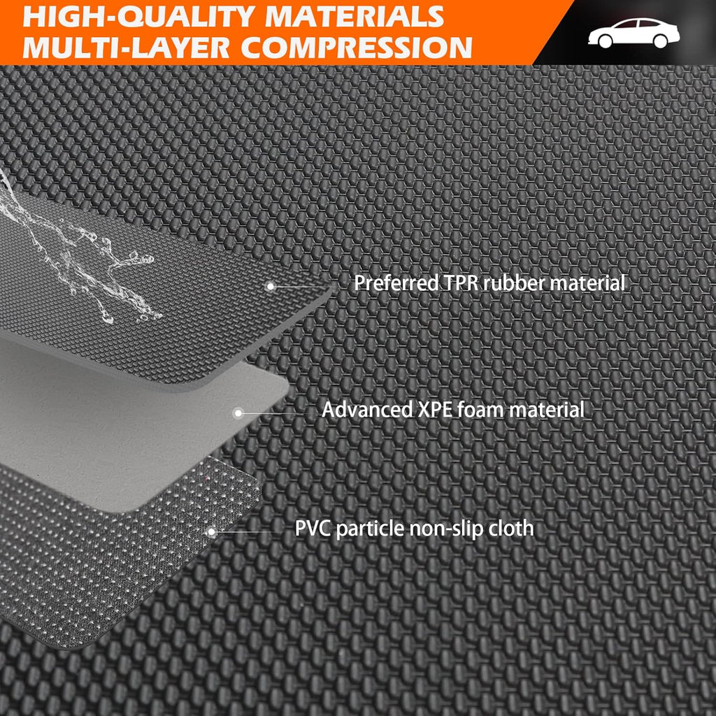 Model Y All Weather 3D TPR Floor Mats N902798