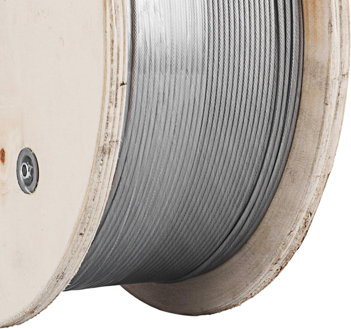 T316 Stainless Steel Wire Rope 1/8 1x19 Cable Railing B9406