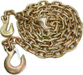 3/8" 10' Grade 70 Binder Chain with Grab and Sling Hooks, Pack of 2 A1593