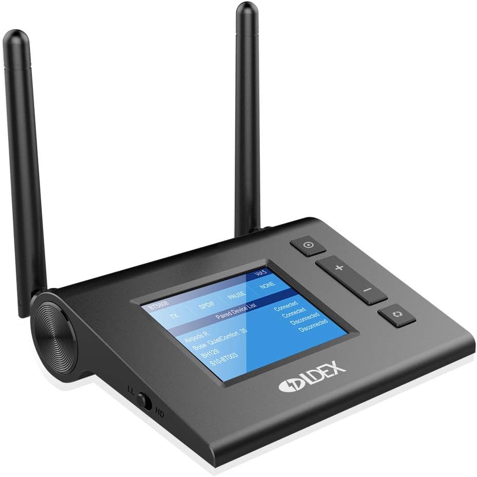 Bluetooth Transmitter Receiver with LCD Display, Bluetooth 5.0 Audio Adapter X4664