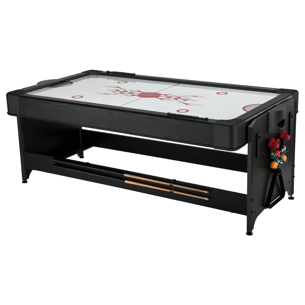 7' 2-in-1 Billiards and Air Hockey Game Table H14334