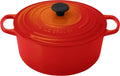 7.25 qt Enameled Cast Iron Round Dutch Oven I496