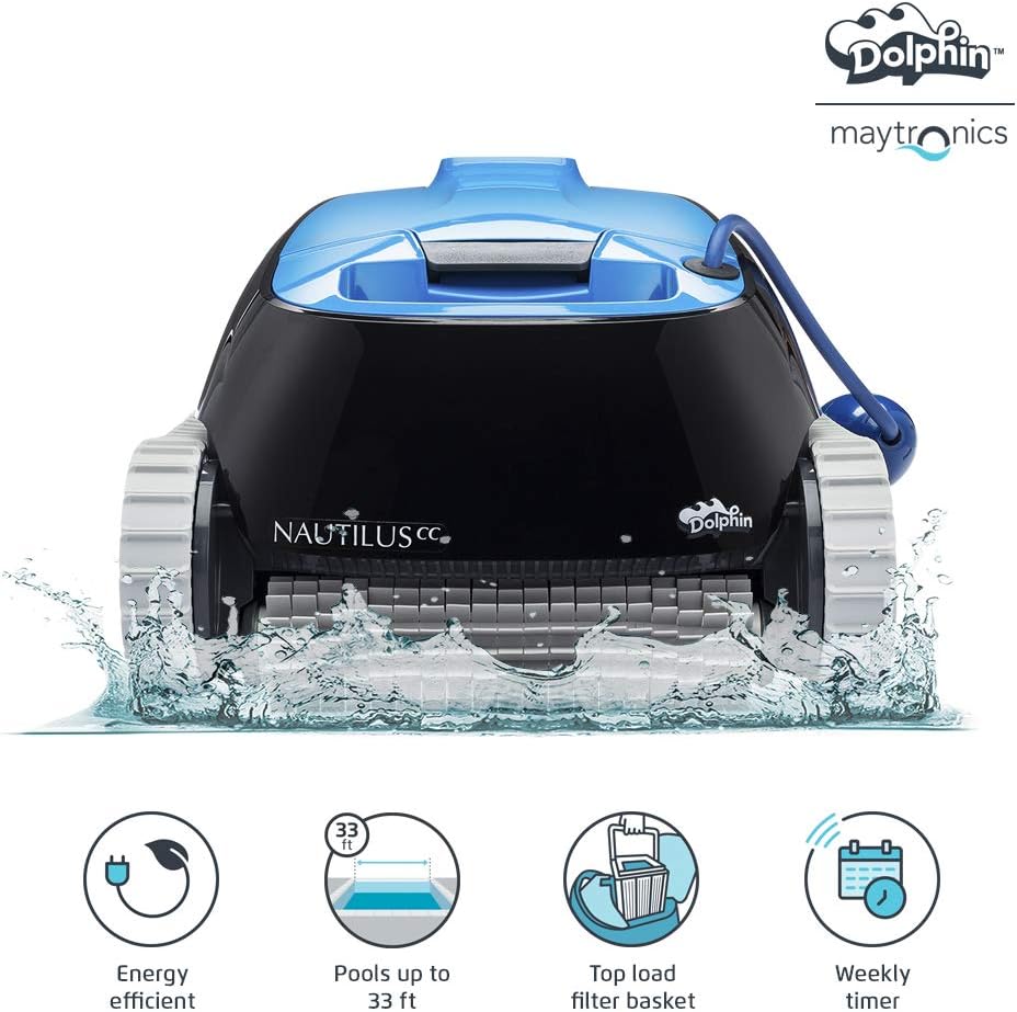 Automatic Robotic Pool Cleaner with Large Capacity Top Load Filter Basket Y22812