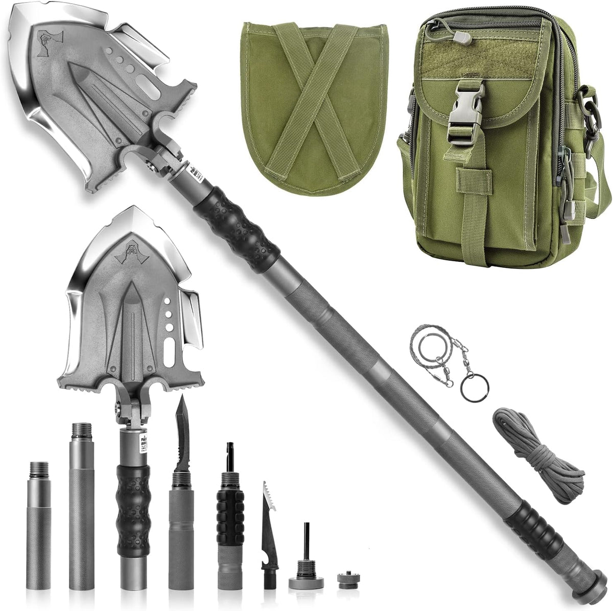 Folding Multifunctional Camping Shovel O224