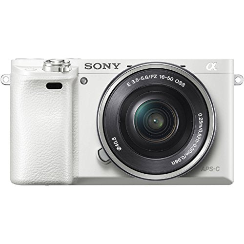 White 24 MP Mirrorless Digital Camera with 16-50 mm Lens M90589