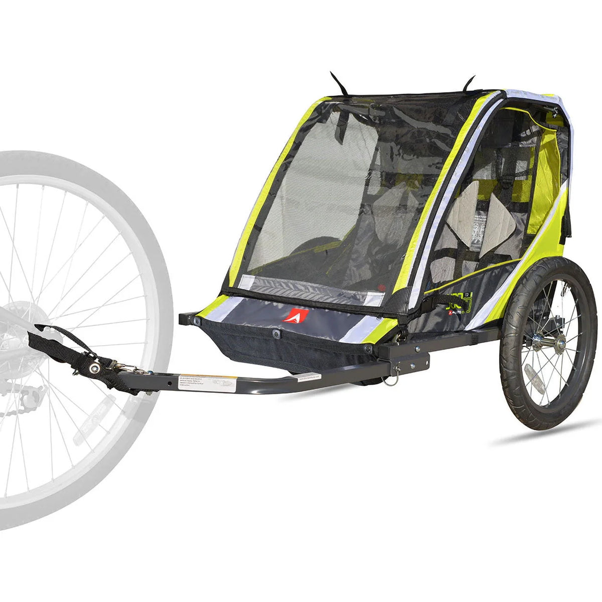 Red Bicycle Trailer for 2-Children I531842