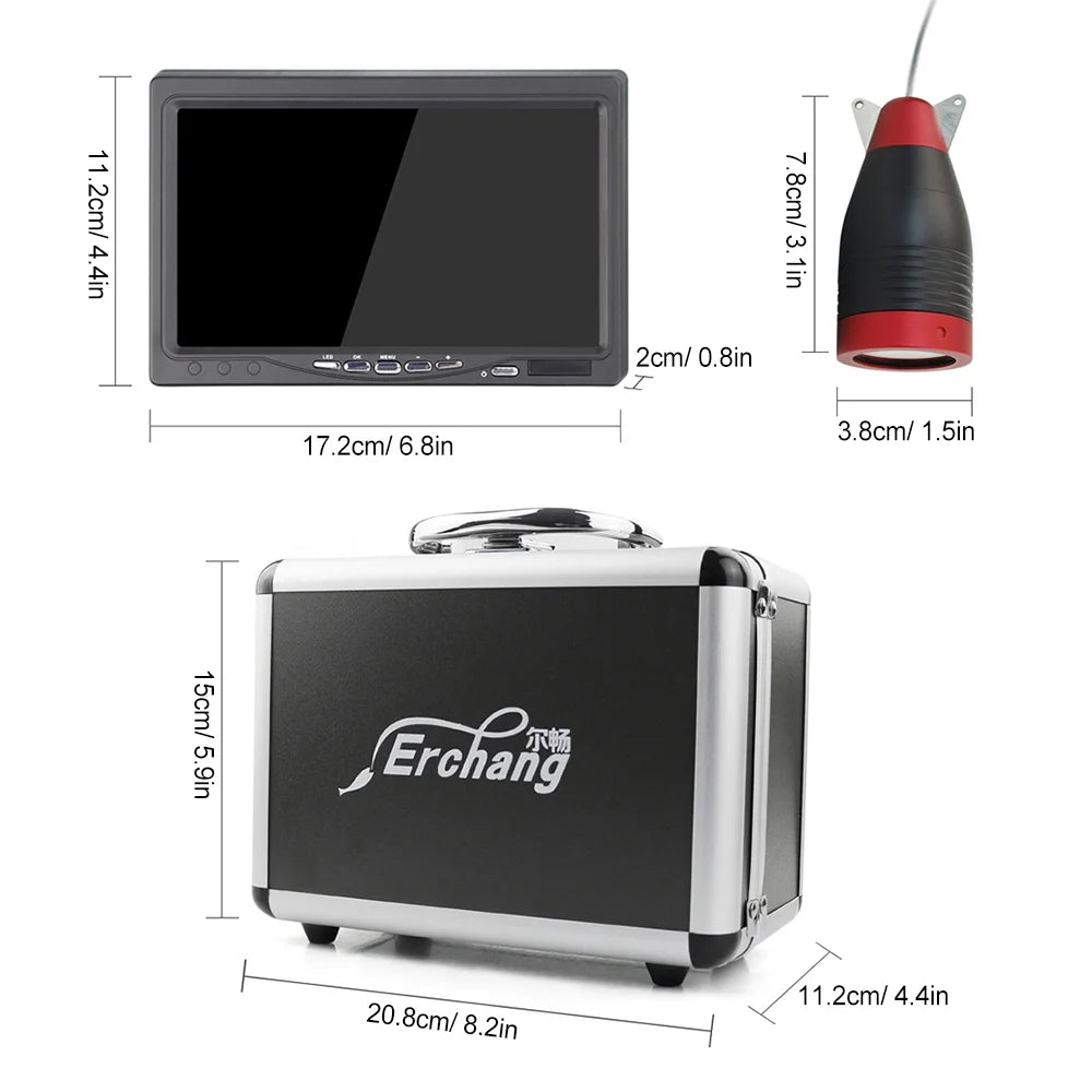 7 Inch Portable Underwater Fishing Camera Fish Finder Z68903