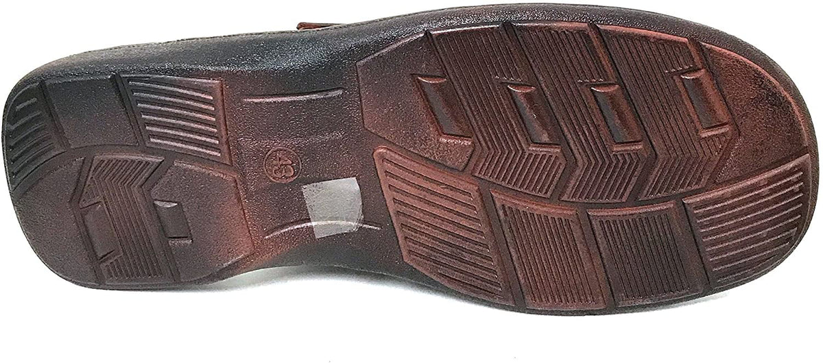 Men's Closed Toe Hook and Loop Sandals M868