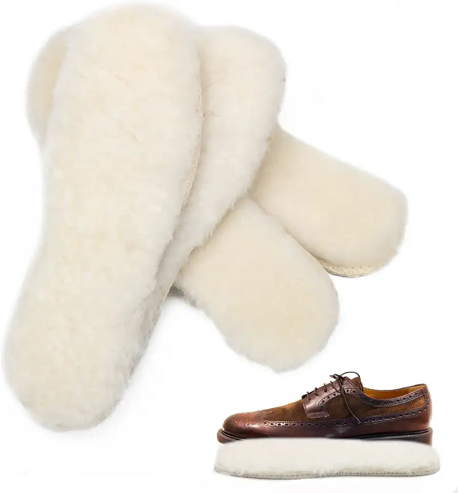 Sheepskin Insoles Women Size 8 Super Thick Fleece Insoles N336
