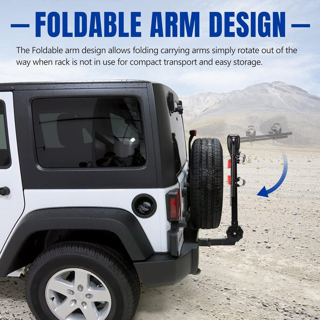 2-Bike Hitch Mount Carrier Rack D45566