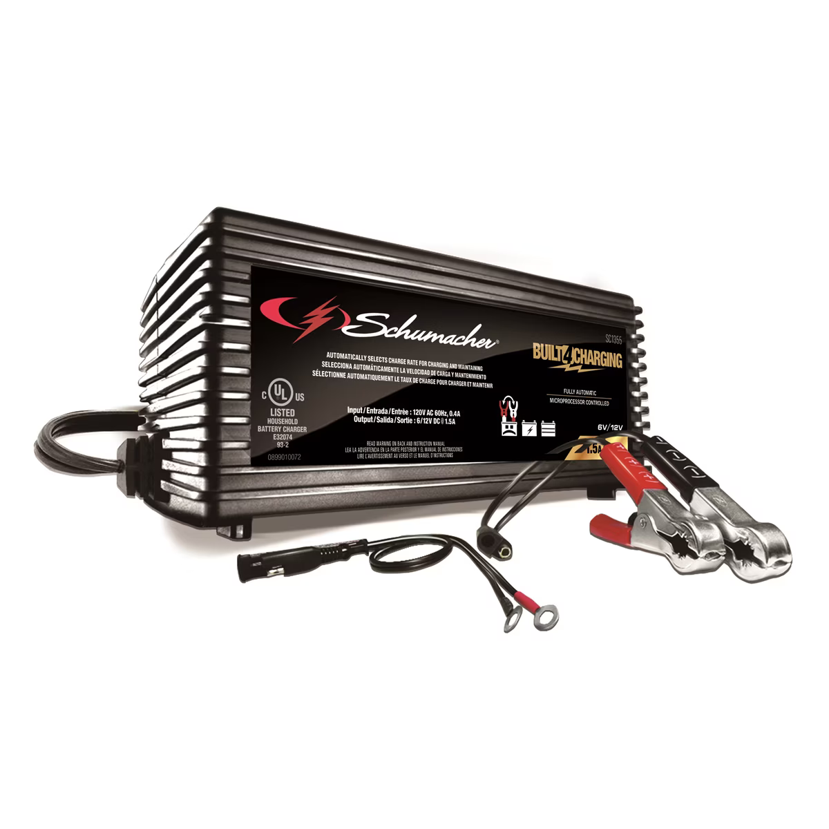Fully Automatic Battery Maintainer 1.5 Amp, 6/12V H8034