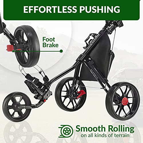 3 Wheel Lightweight Golf Push Cart X506